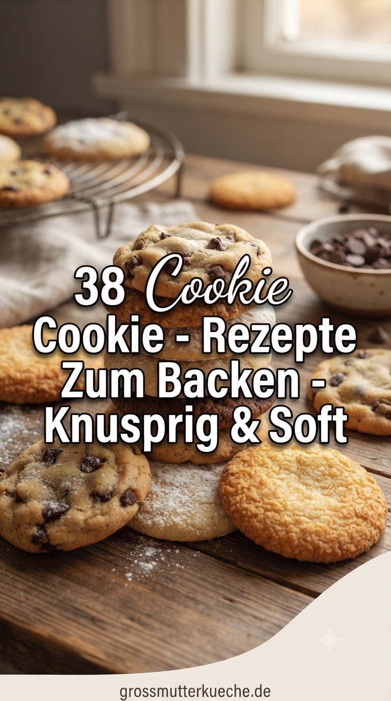 38 Cookie - Rezepte Zum Backen - Knusprig & Soft