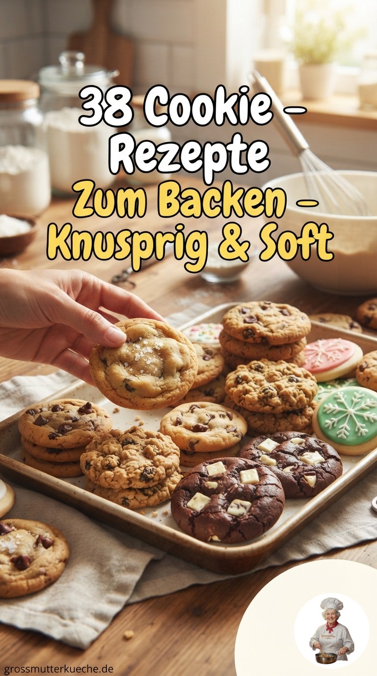 38 Cookie - Rezepte Zum Backen - Knusprig & Soft