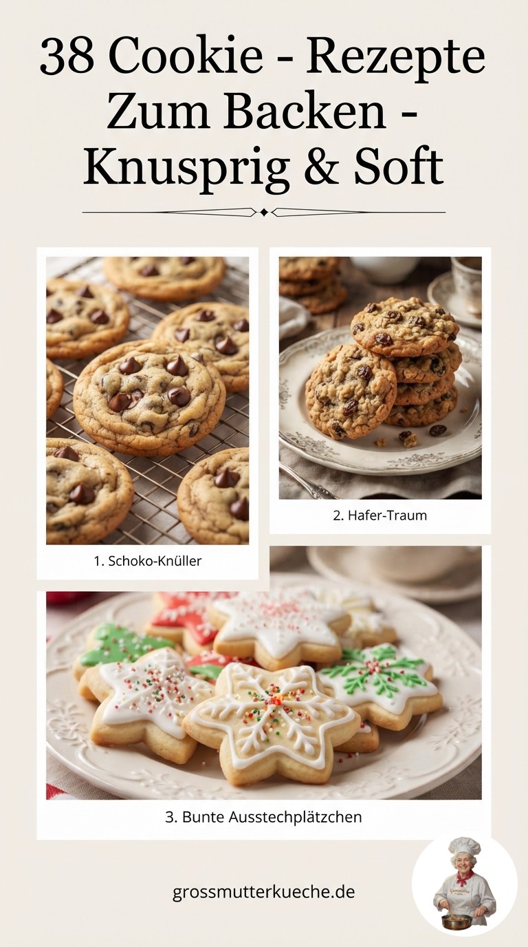 38 Cookie - Rezepte Zum Backen - Knusprig & Soft