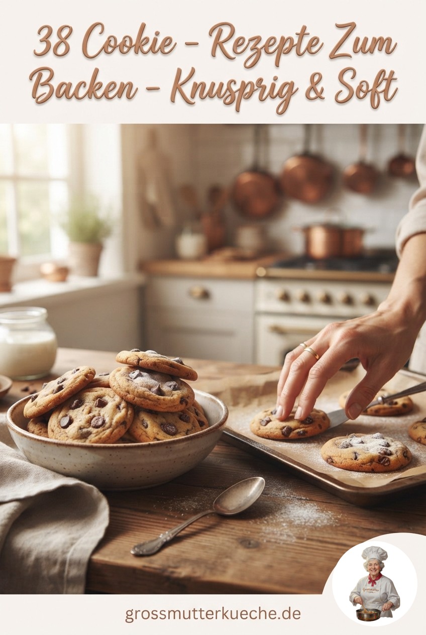 38 Cookie - Rezepte Zum Backen - Knusprig & Soft