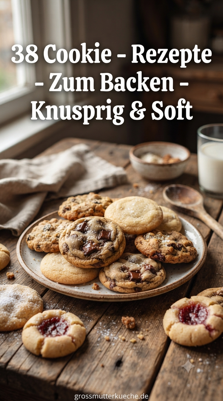 38 Cookie - Rezepte Zum Backen - Knusprig & Soft