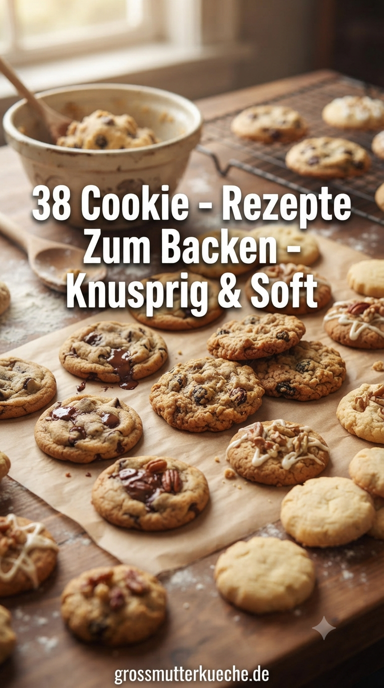 38 Cookie - Rezepte Zum Backen - Knusprig & Soft