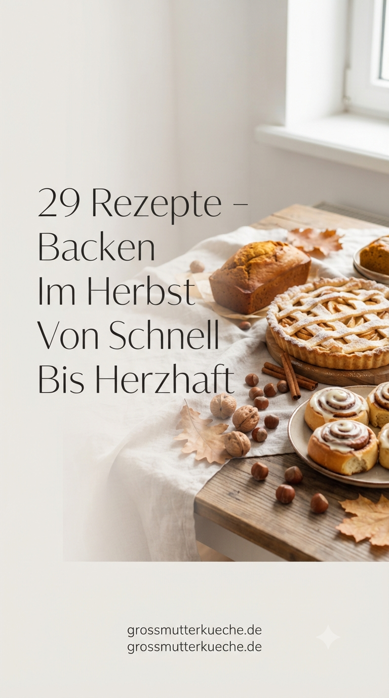 29 Rezepte - Backen Im Herbst Von Schnell Bis Herzhaft