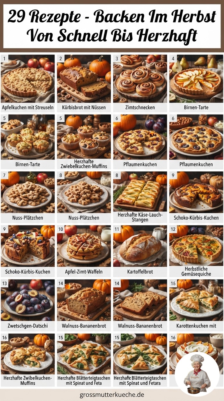 29 Rezepte - Backen Im Herbst Von Schnell Bis Herzhaft