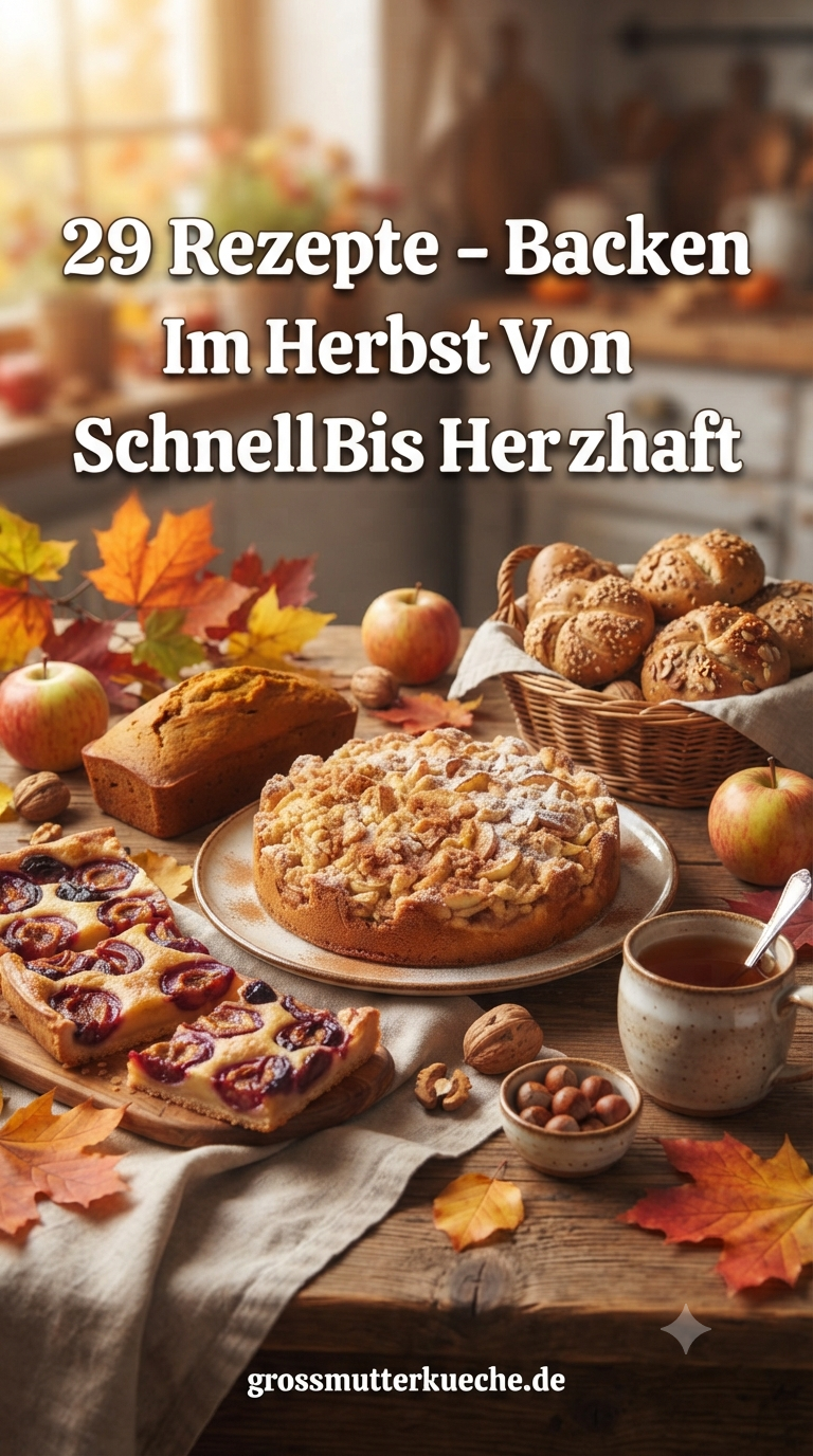 29 Rezepte - Backen Im Herbst Von Schnell Bis Herzhaft
