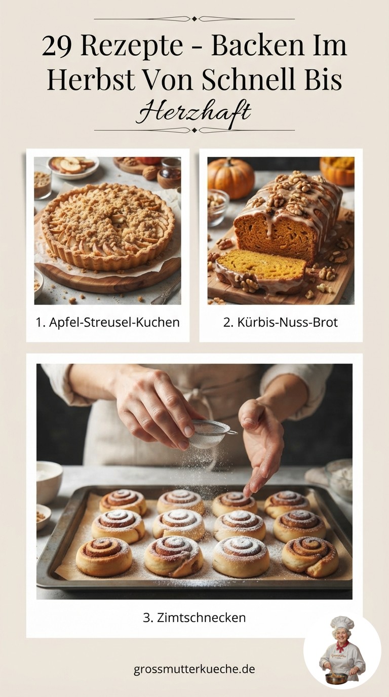 29 Rezepte - Backen Im Herbst Von Schnell Bis Herzhaft