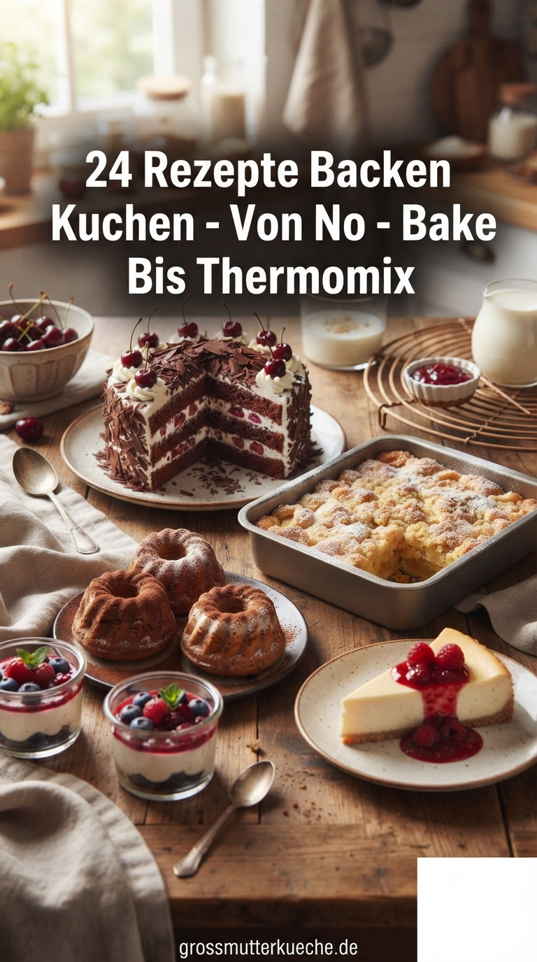 24 Rezepte Backen Kuchen - Von No - Bake Bis Thermomix