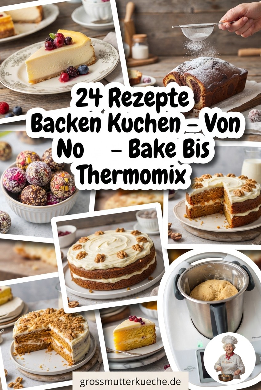 24 Rezepte Backen Kuchen - Von No - Bake Bis Thermomix