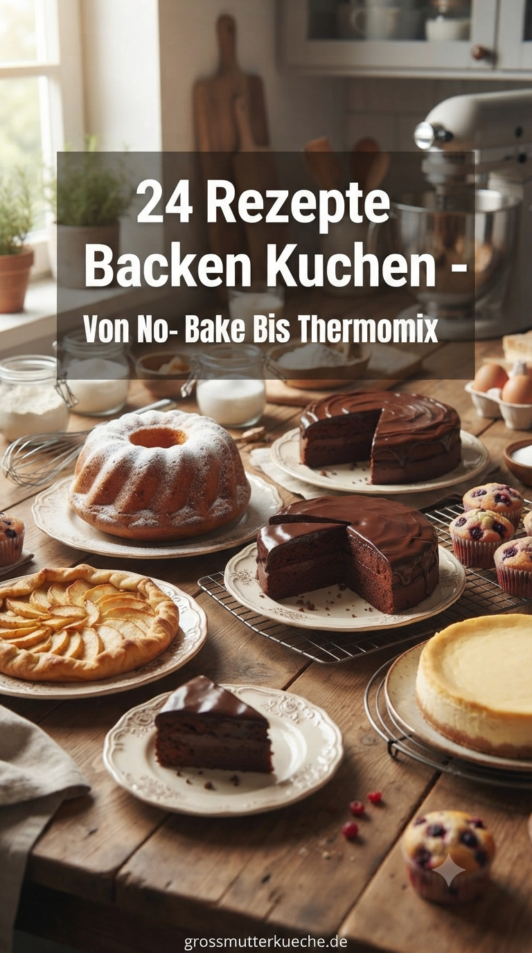 24 Rezepte Backen Kuchen - Von No - Bake Bis Thermomix