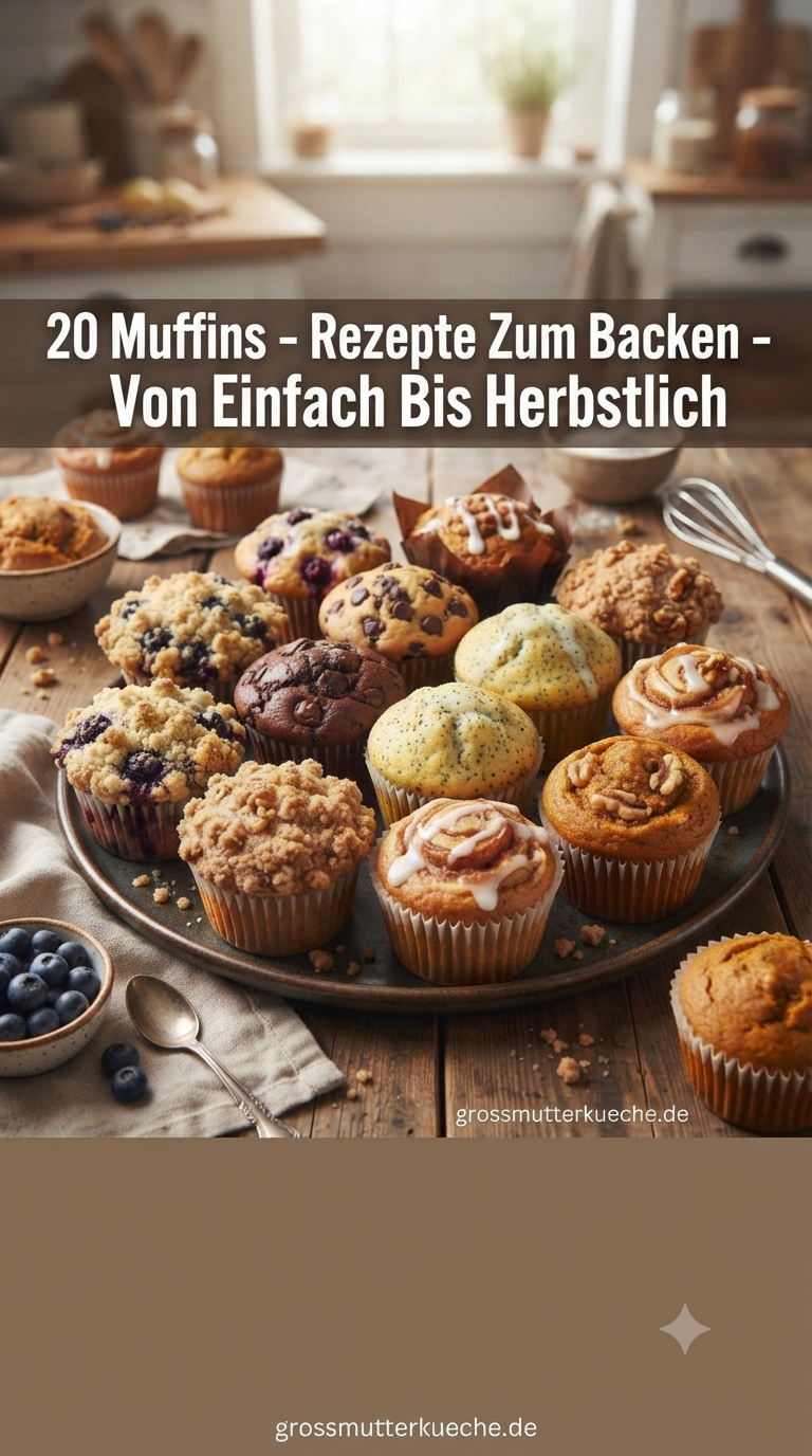 20 Muffins - Rezepte Zum Backen - Von Einfach Bis Herbstlich