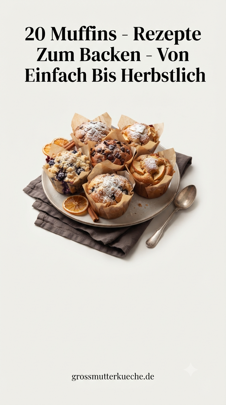 20 Muffins - Rezepte Zum Backen - Von Einfach Bis Herbstlich