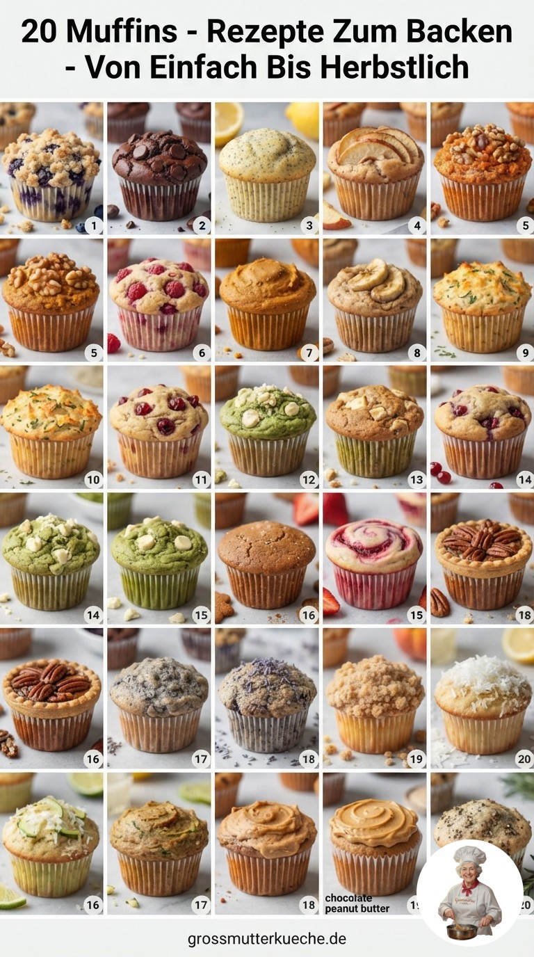 20 Muffins - Rezepte Zum Backen - Von Einfach Bis Herbstlich