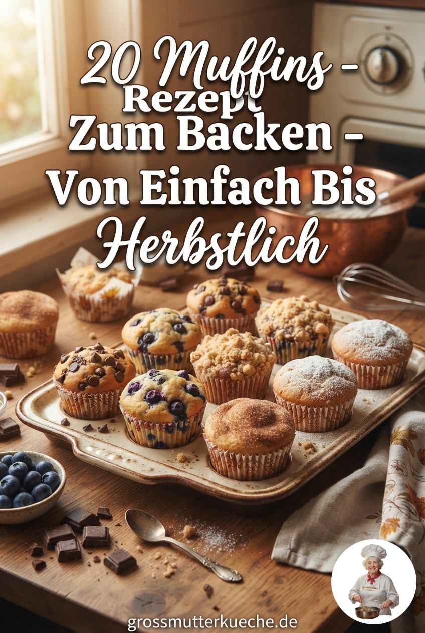 20 Muffins - Rezepte Zum Backen - Von Einfach Bis Herbstlich