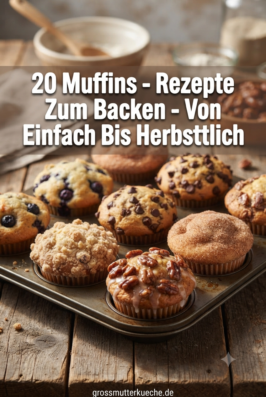 20 Muffins - Rezepte Zum Backen - Von Einfach Bis Herbstlich
