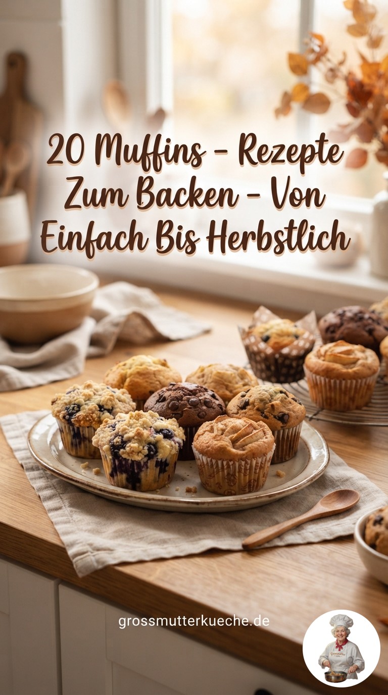 20 Muffins - Rezepte Zum Backen - Von Einfach Bis Herbstlich