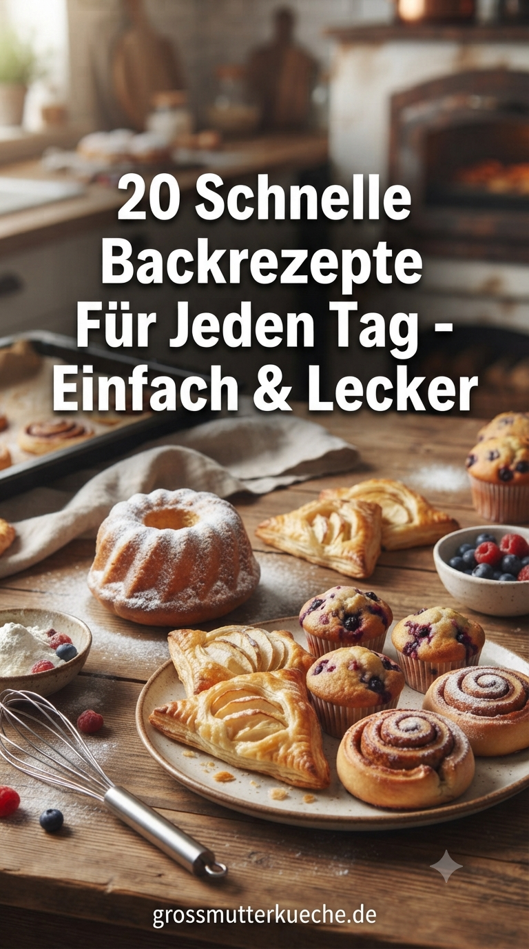 20 Schnelle Backrezepte Für Jeden Tag - Einfach & Lecker