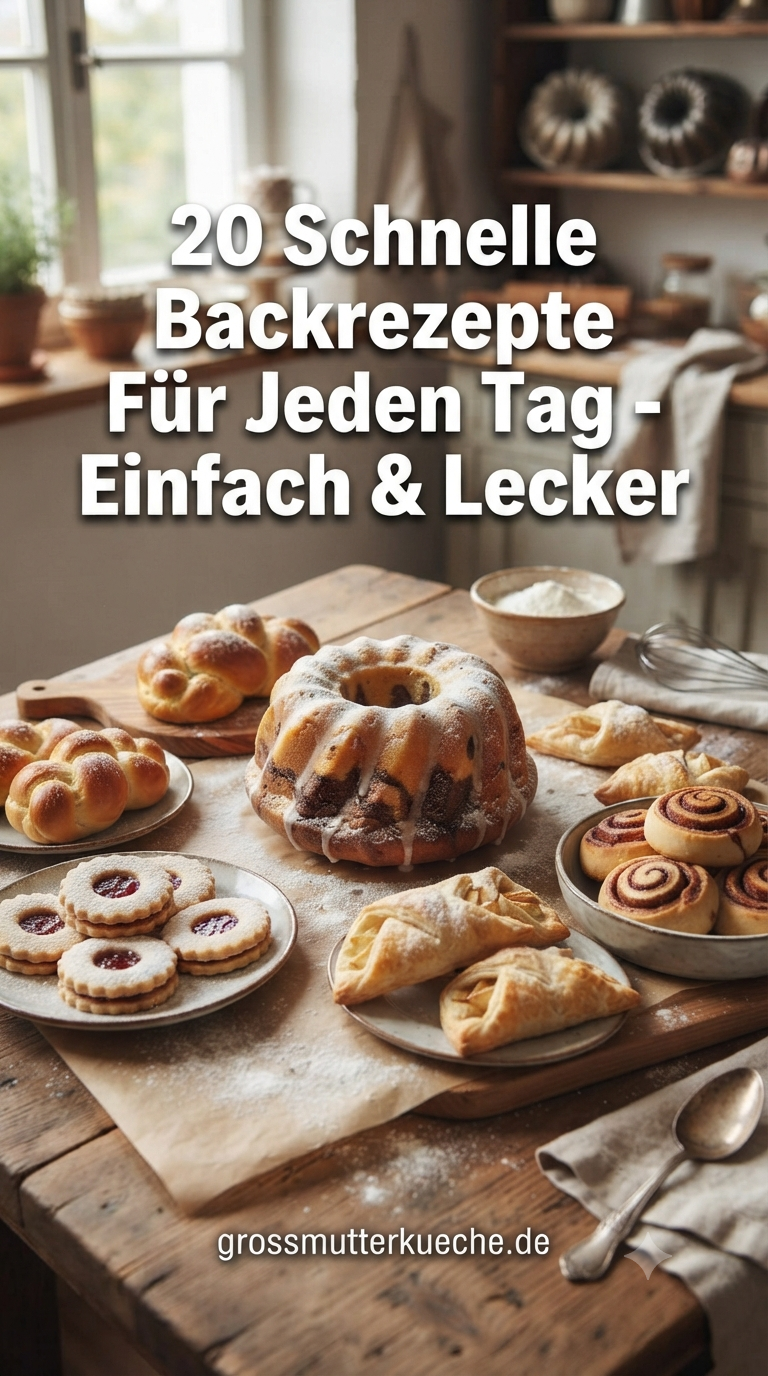 20 Schnelle Backrezepte Für Jeden Tag - Einfach & Lecker