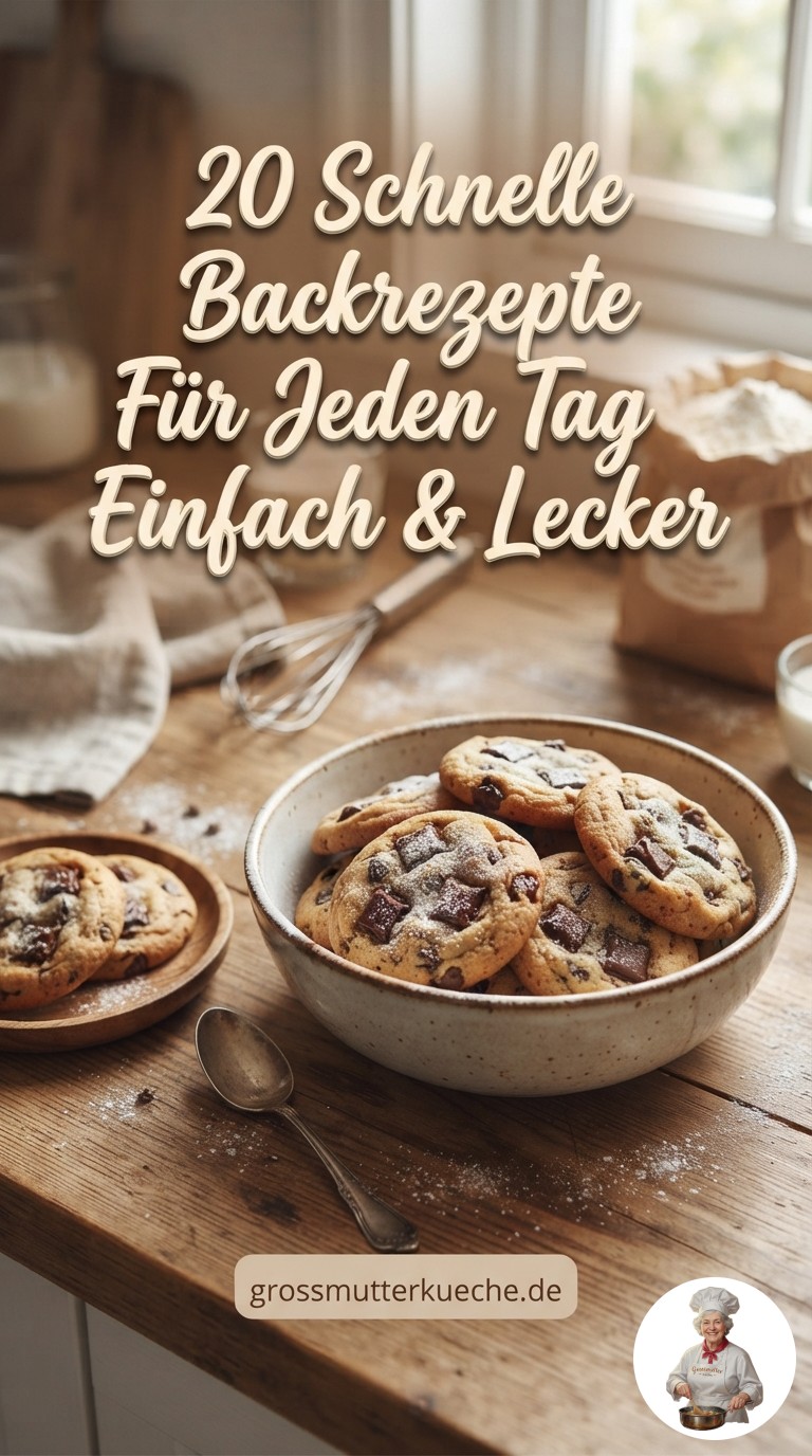 20 Schnelle Backrezepte Für Jeden Tag - Einfach & Lecker