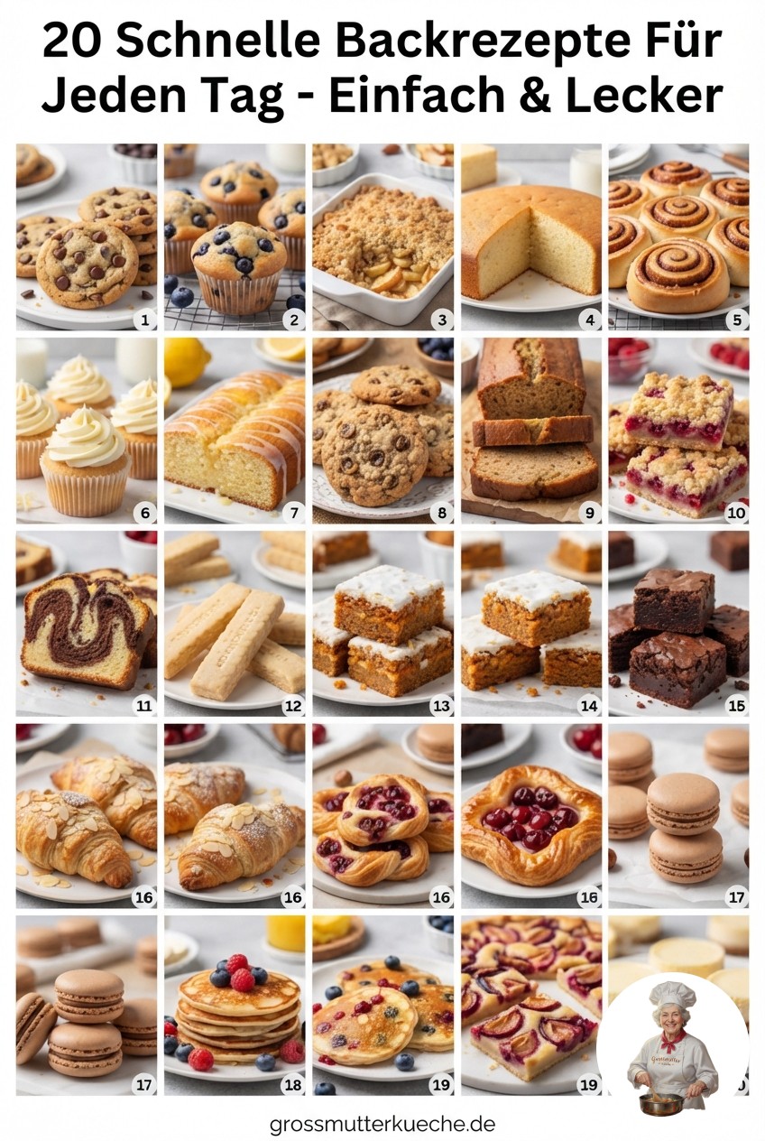 20 Schnelle Backrezepte Für Jeden Tag - Einfach & Lecker