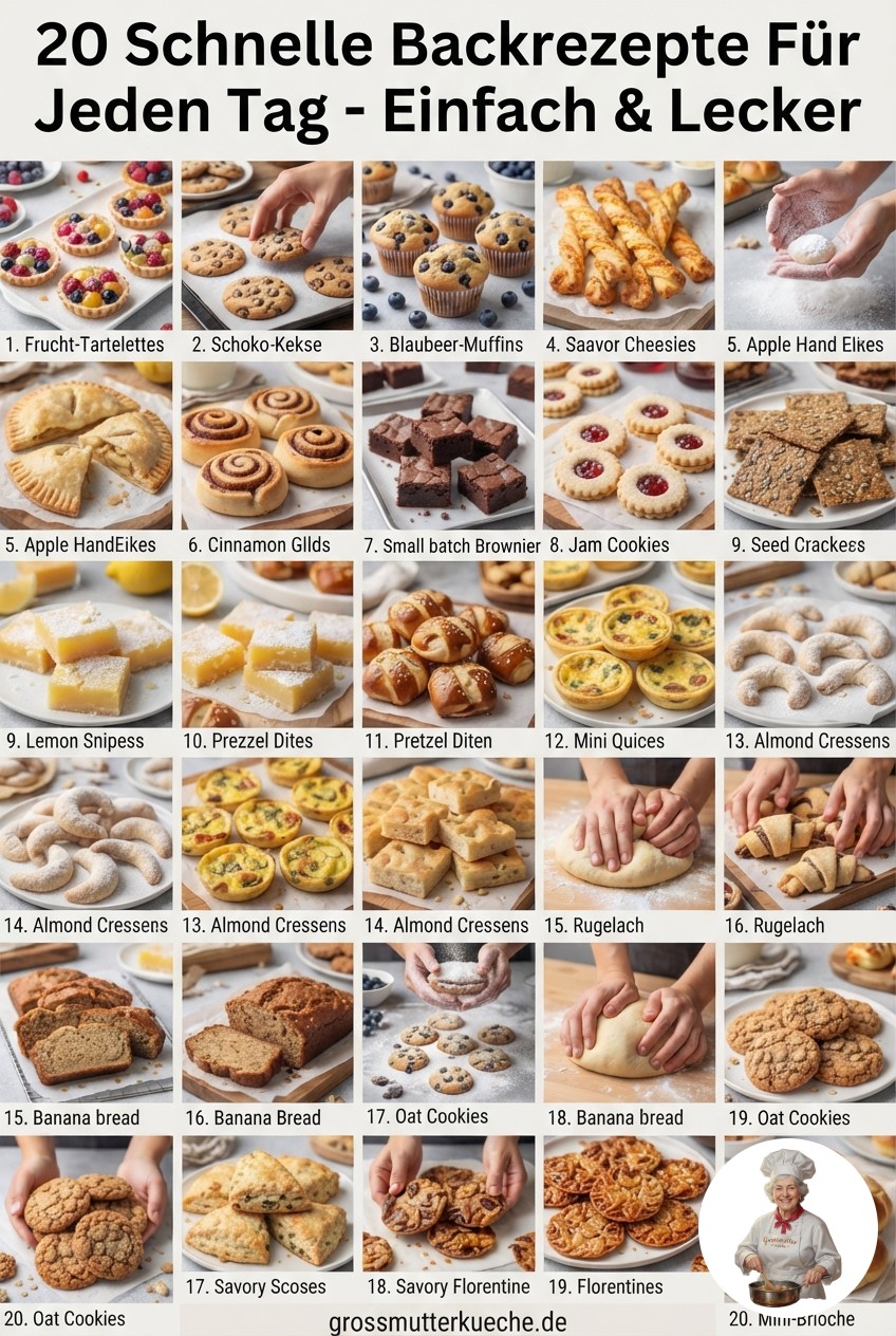 20 Schnelle Backrezepte Für Jeden Tag - Einfach & Lecker