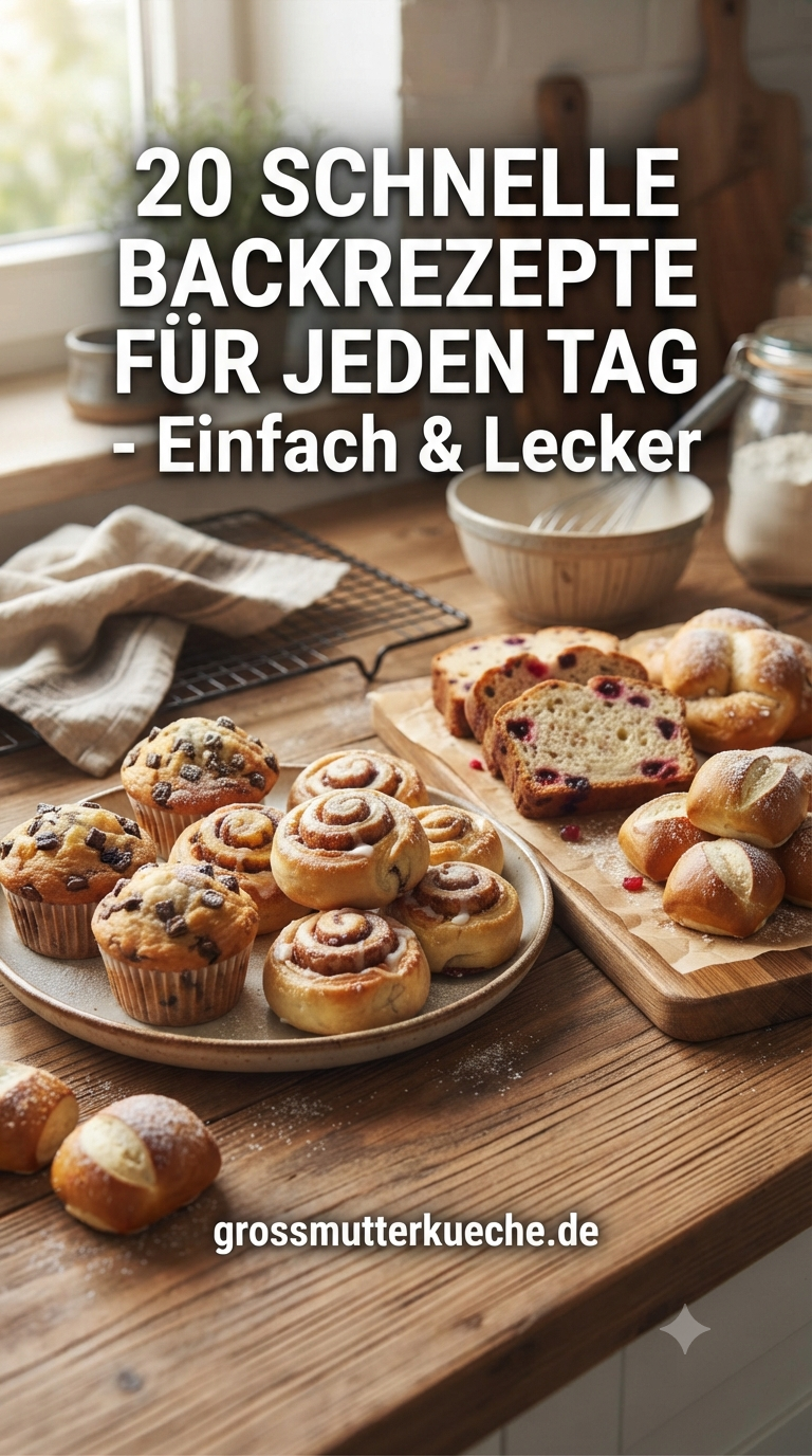 20 Schnelle Backrezepte Für Jeden Tag - Einfach & Lecker