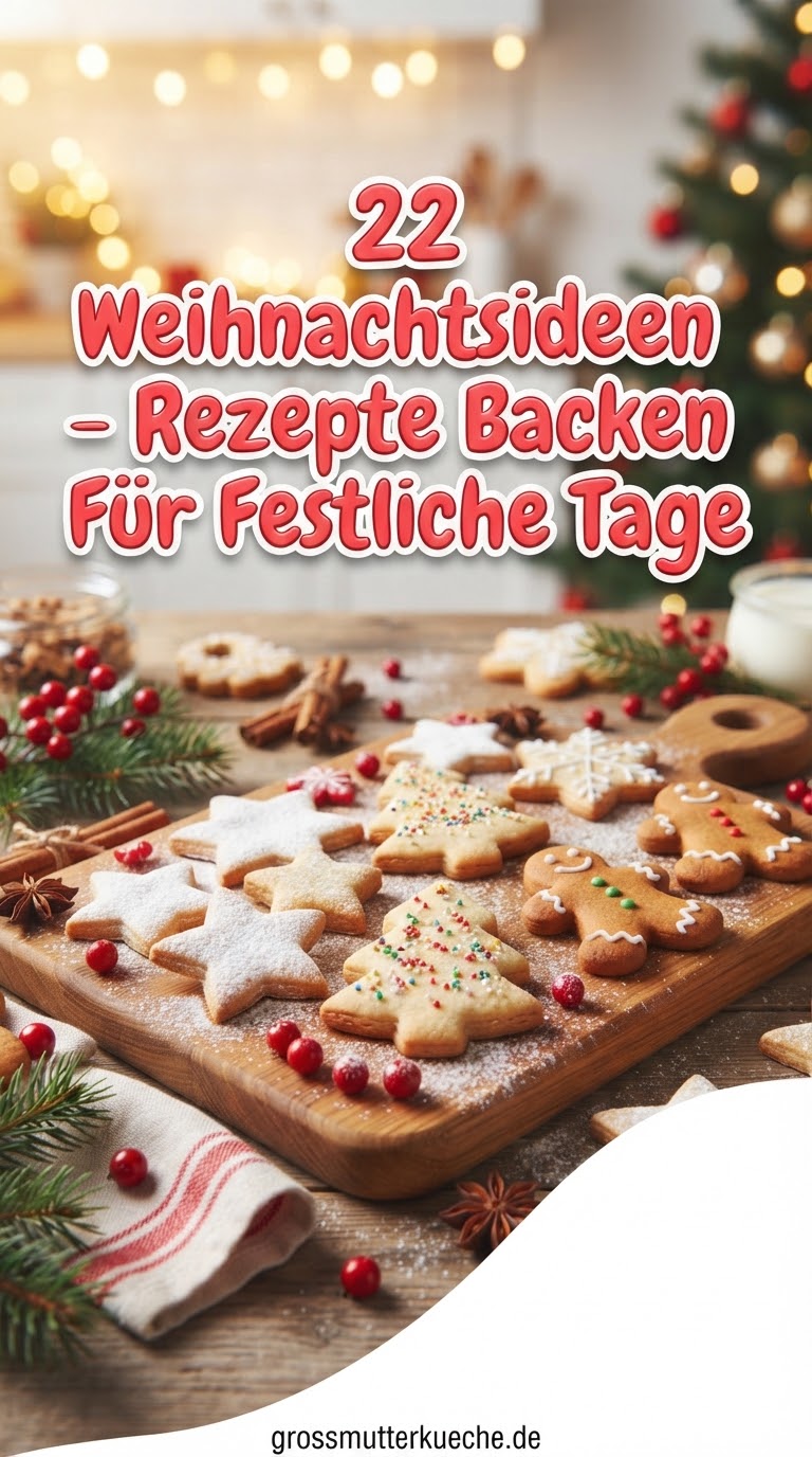 22 Weihnachtsideen - Rezepte Backen Für Festliche Tage