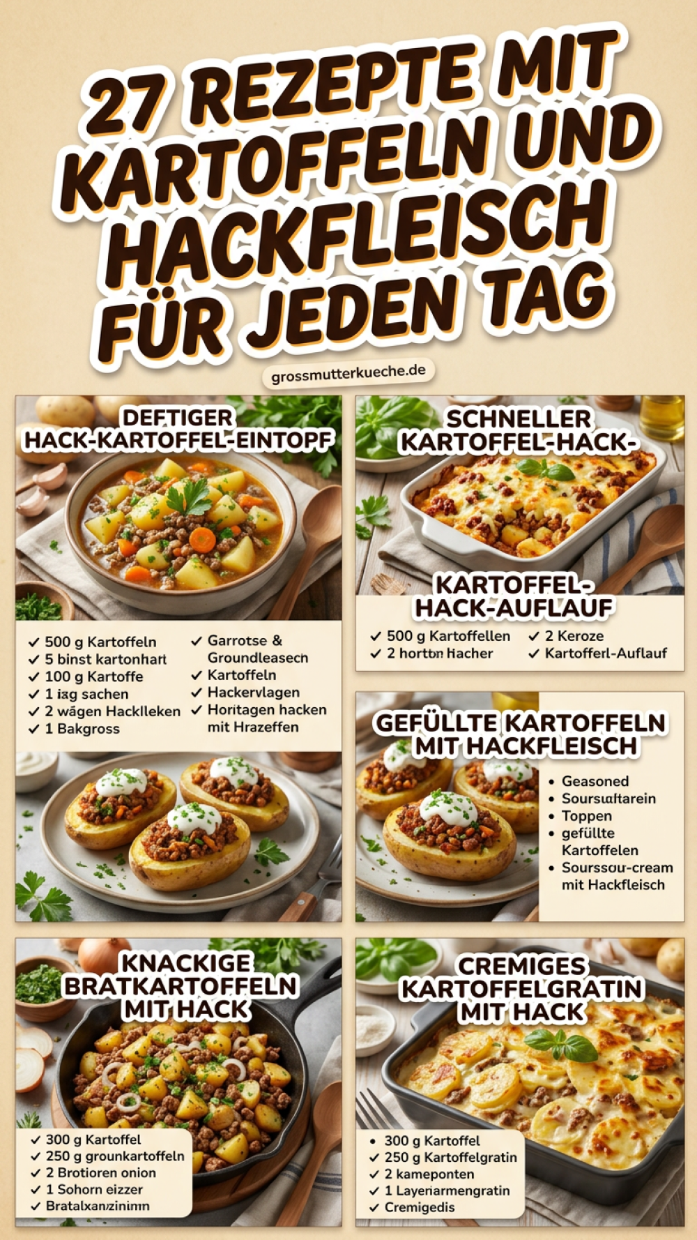 27 Rezepte Mit Kartoffeln Und Hackfleisch Für Jeden Tag