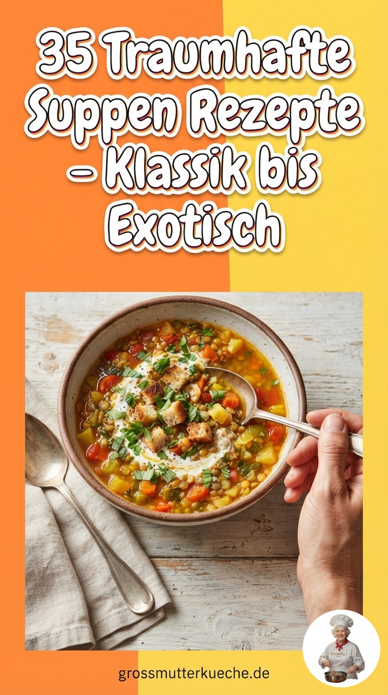 35 Traumhafte Suppen Rezepte - Klassik bis Exotisch