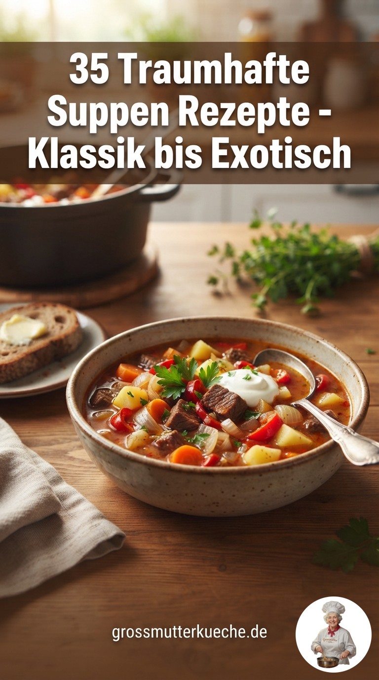 35 Traumhafte Suppen Rezepte - Klassik bis Exotisch