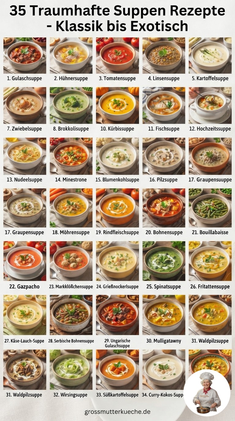 35 Traumhafte Suppen Rezepte - Klassik bis Exotisch