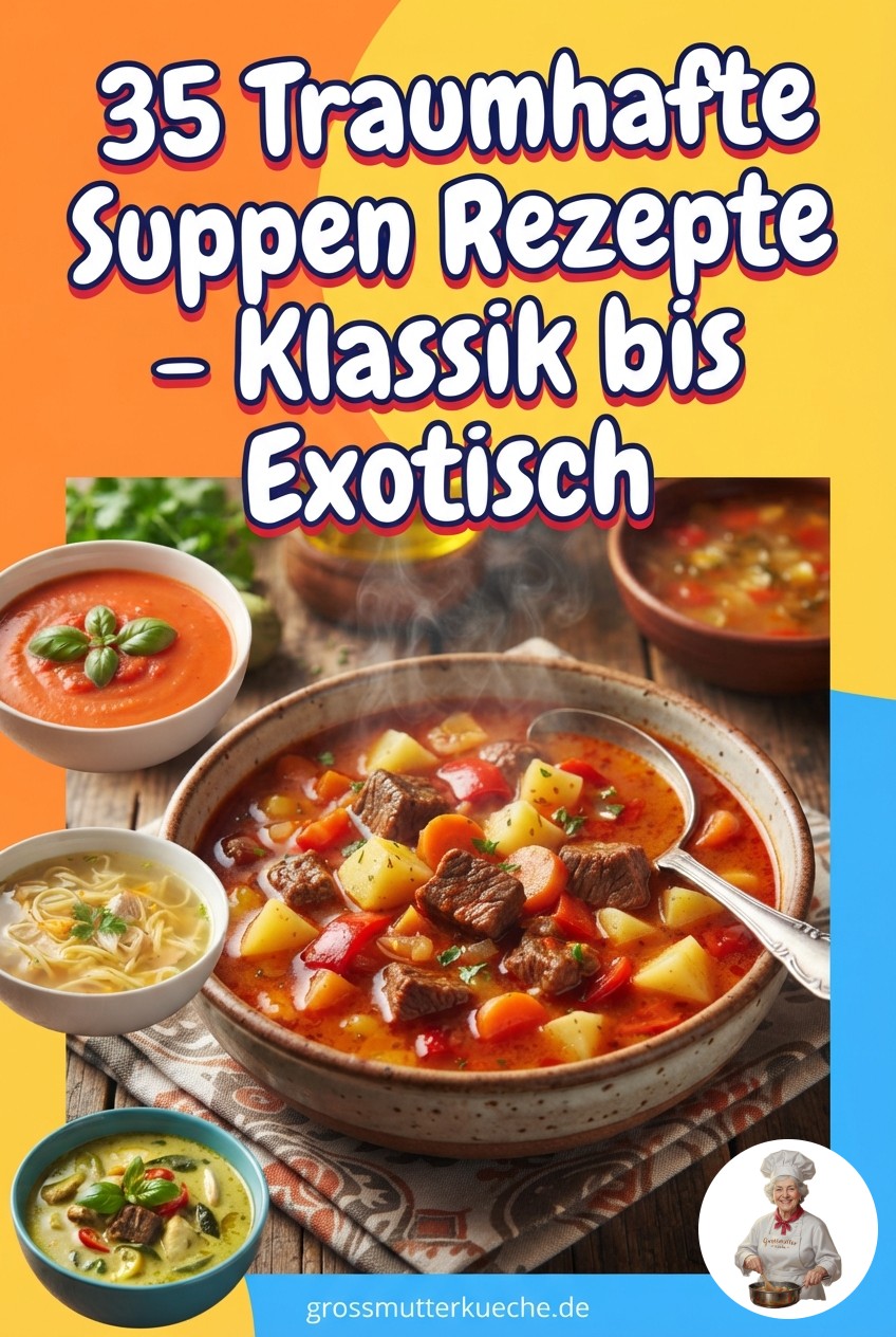 35 Traumhafte Suppen Rezepte - Klassik bis Exotisch