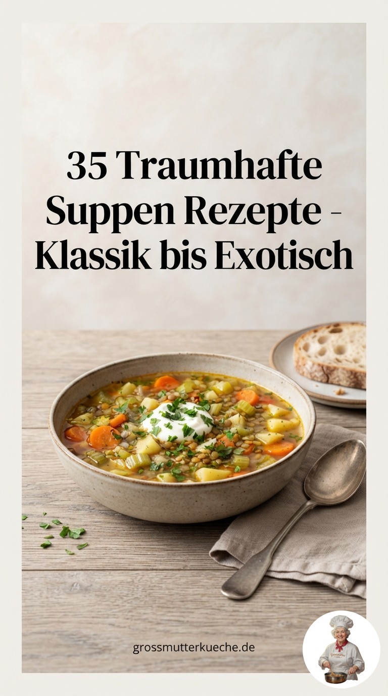 35 Traumhafte Suppen Rezepte - Klassik bis Exotisch