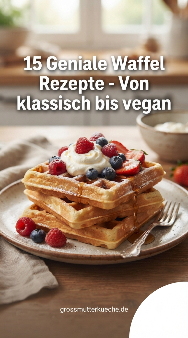 15 Geniale Waffel Rezepte - Von klassisch bis vegan