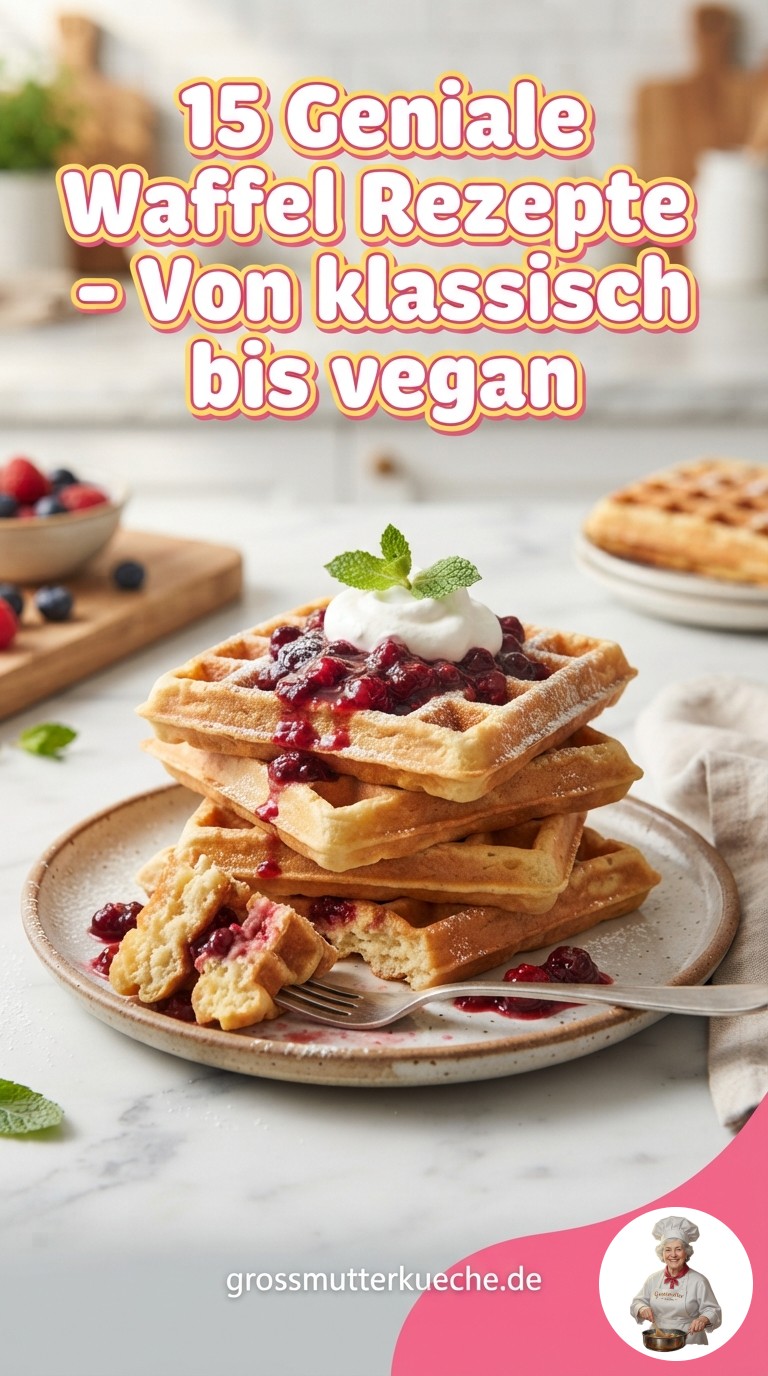 15 Geniale Waffel Rezepte - Von klassisch bis vegan