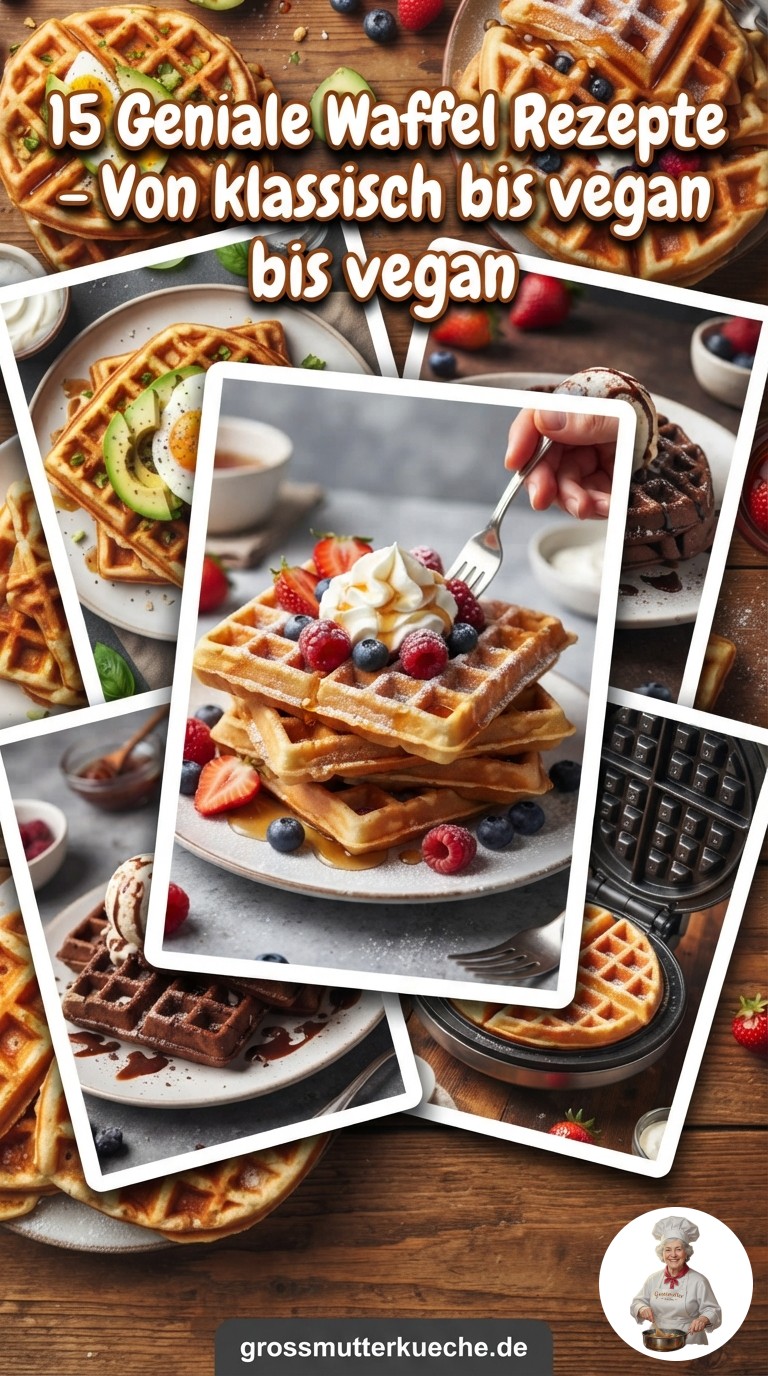 15 Geniale Waffel Rezepte - Von klassisch bis vegan