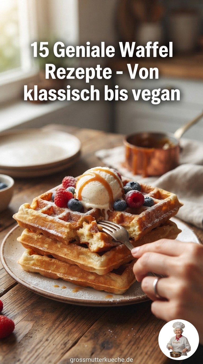 15 Geniale Waffel Rezepte - Von klassisch bis vegan