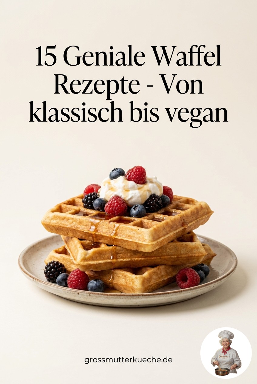 15 Geniale Waffel Rezepte - Von klassisch bis vegan