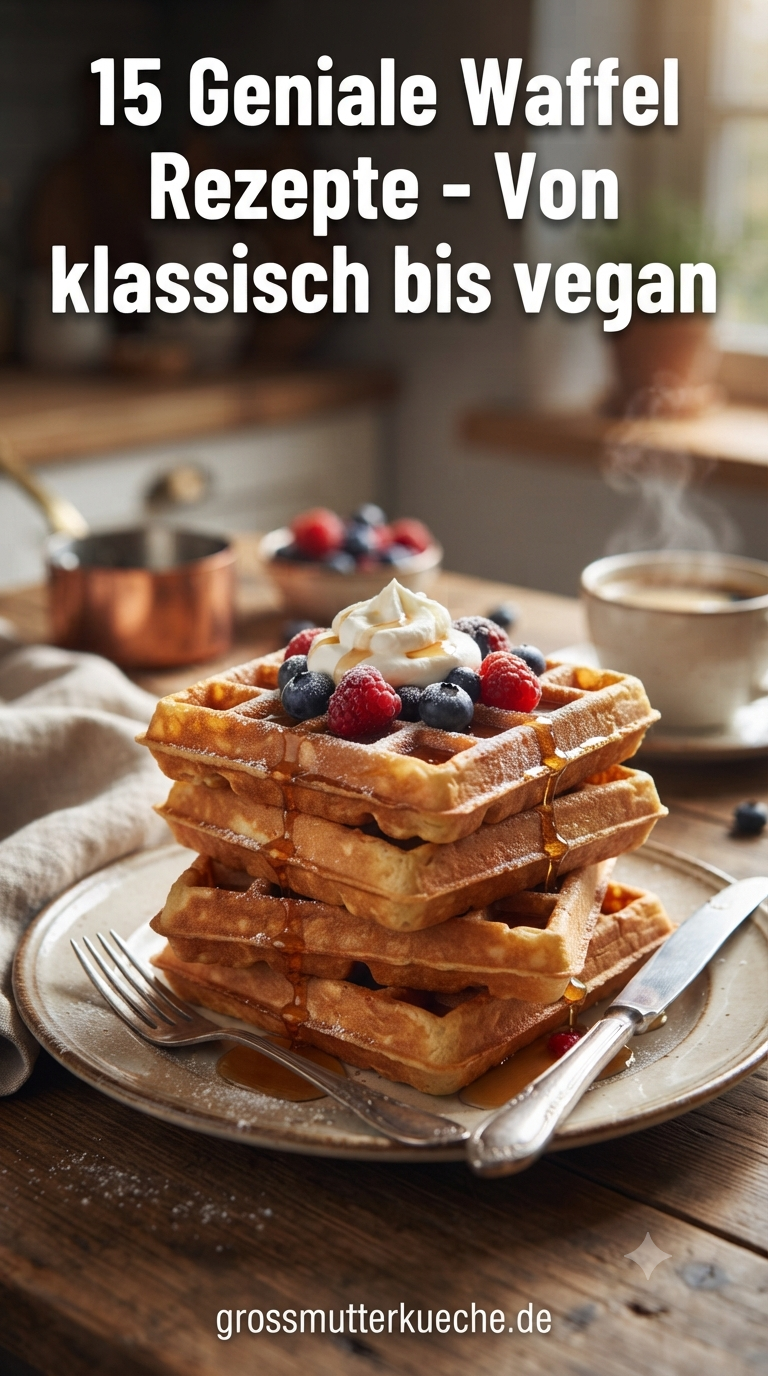 15 Geniale Waffel Rezepte - Von klassisch bis vegan