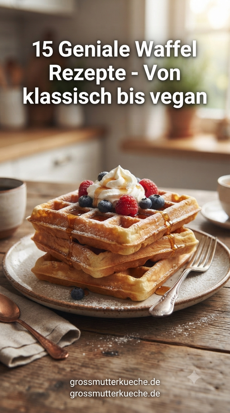 15 Geniale Waffel Rezepte - Von klassisch bis vegan