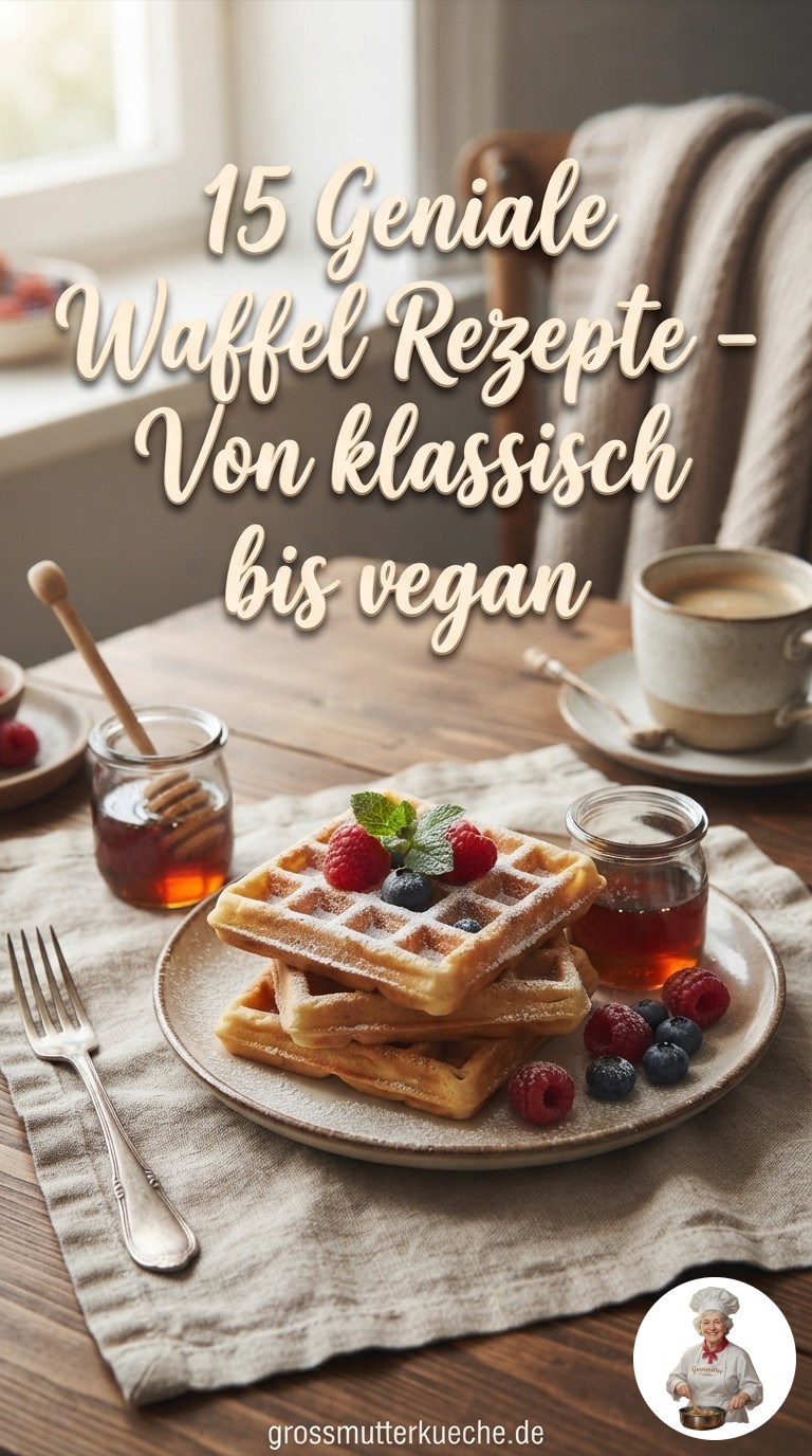 15 Geniale Waffel Rezepte - Von klassisch bis vegan