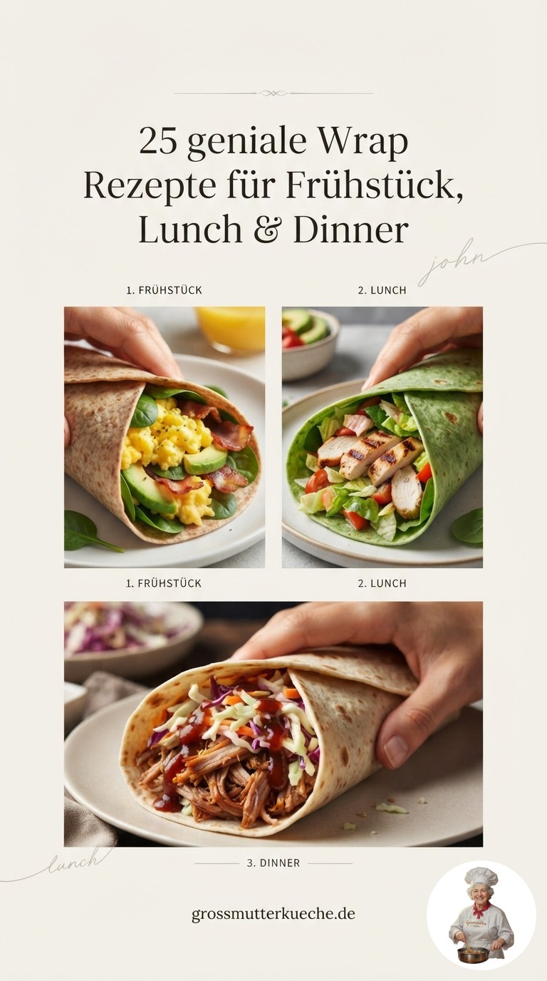 25 geniale Wrap Rezepte für Frühstück, Lunch & Dinner