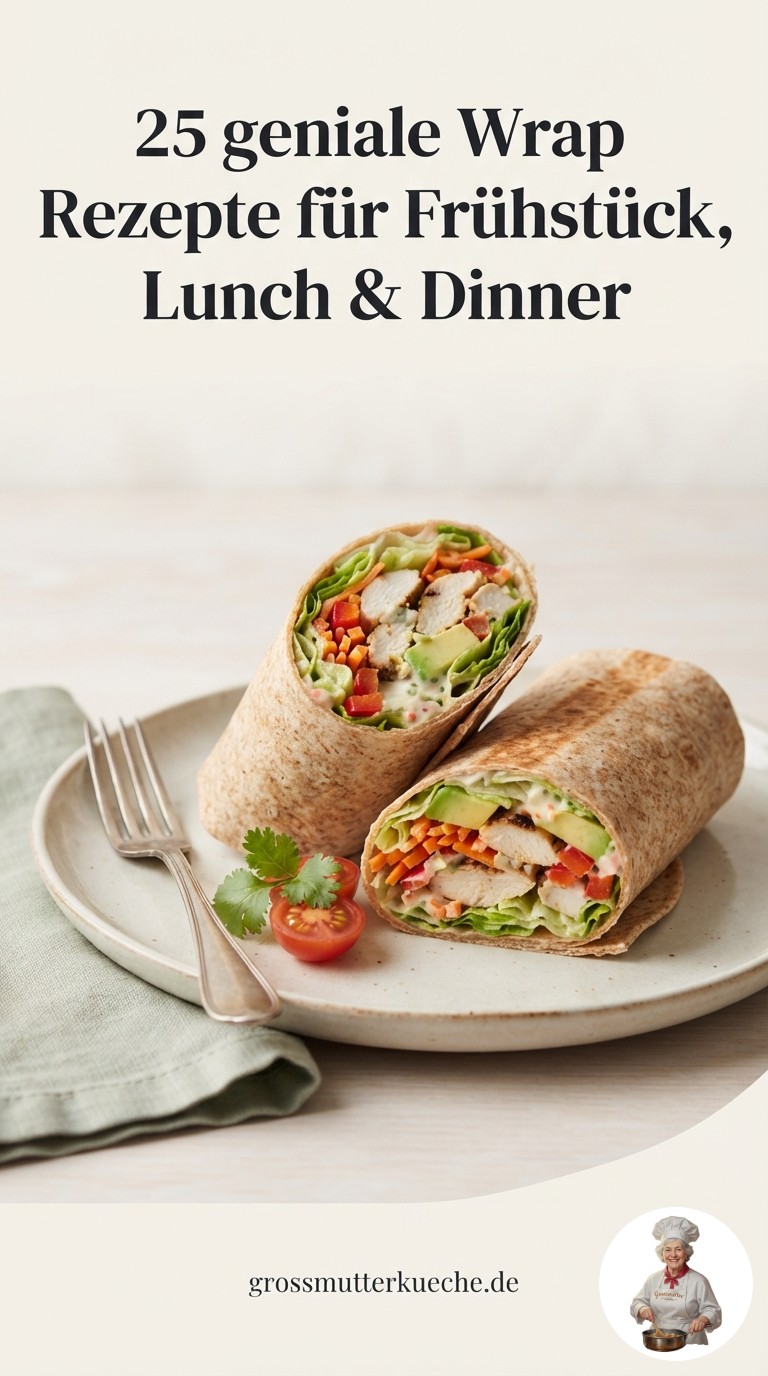 25 geniale Wrap Rezepte für Frühstück, Lunch & Dinner