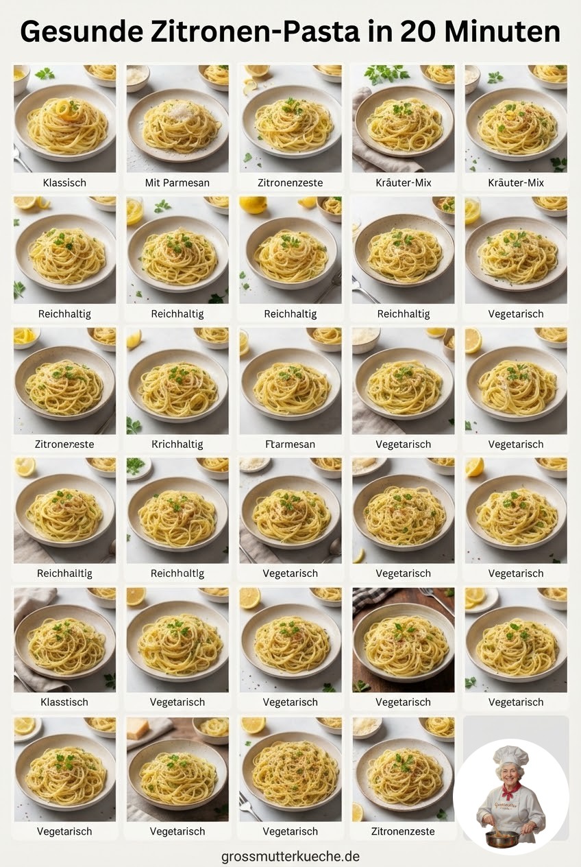Gesunde Zitronen-Pasta in 20 Minuten
