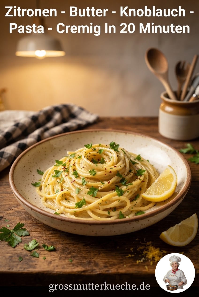 Zitronen - Butter - Knoblauch - Pasta - Cremig In 20 Minuten