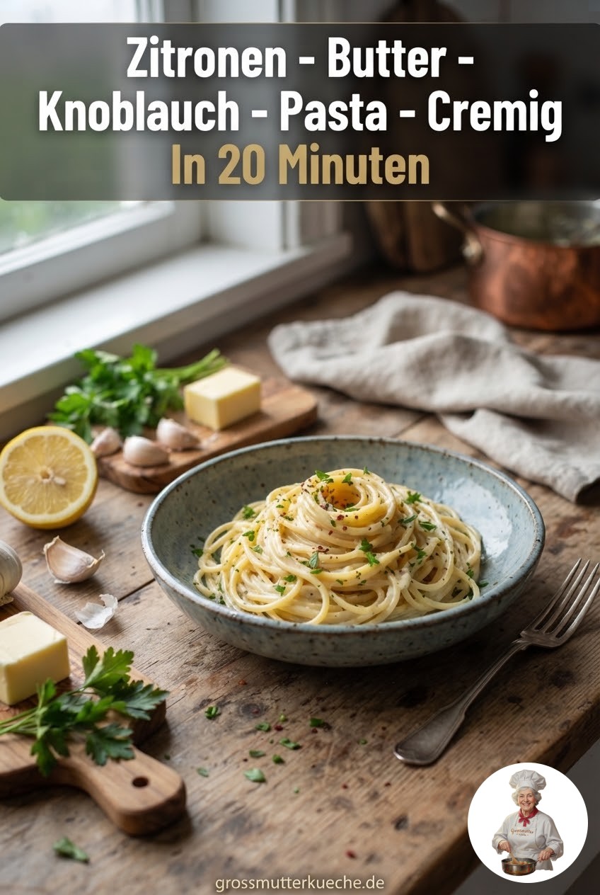 Zitronen - Butter - Knoblauch - Pasta - Cremig In 20 Minuten