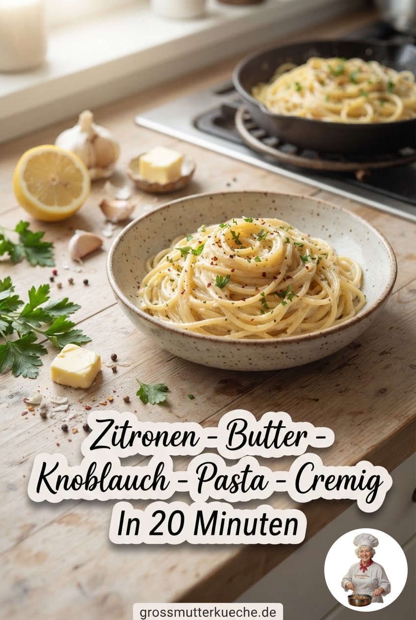 Zitronen - Butter - Knoblauch - Pasta - Cremig In 20 Minuten
