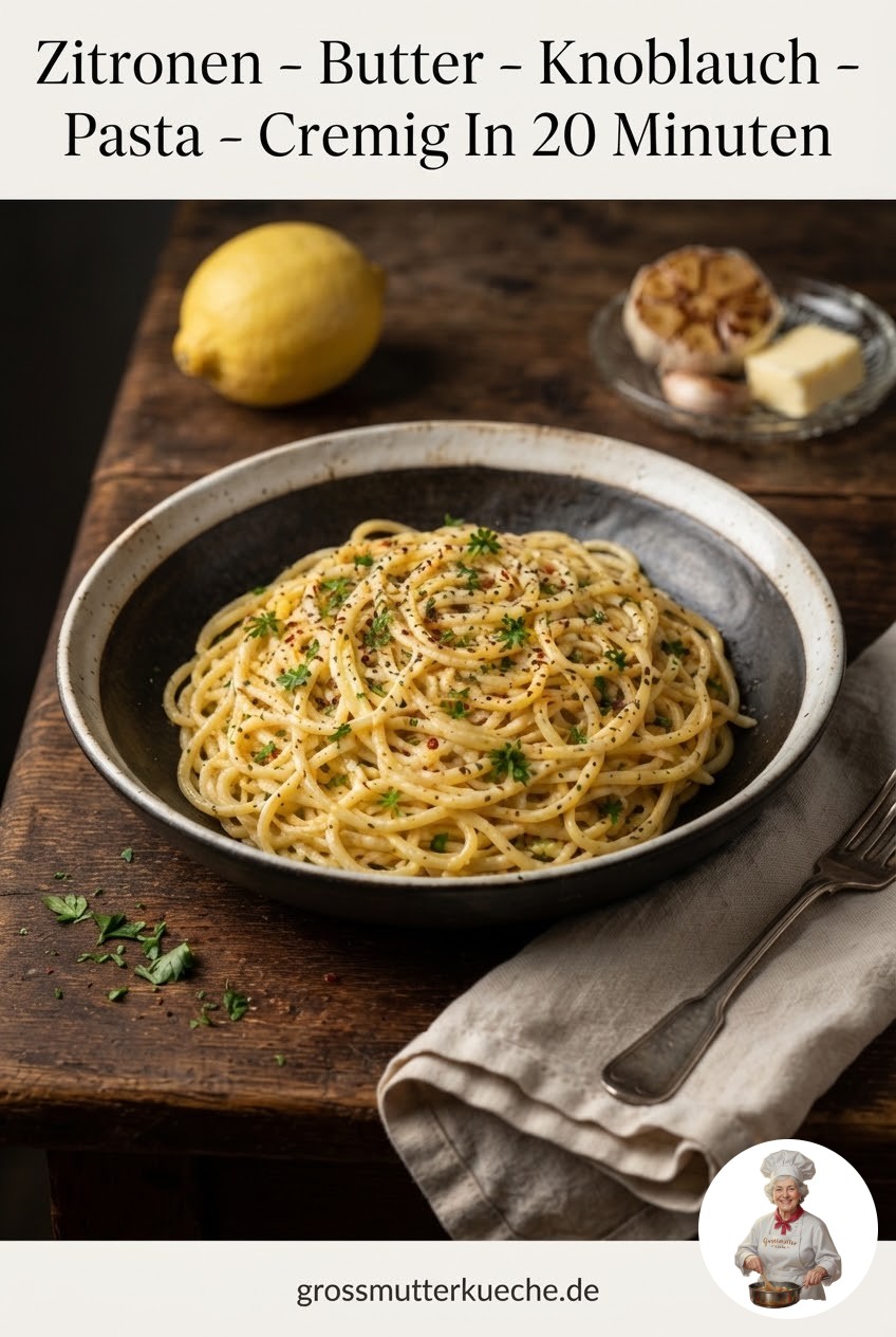 Zitronen - Butter - Knoblauch - Pasta - Cremig In 20 Minuten