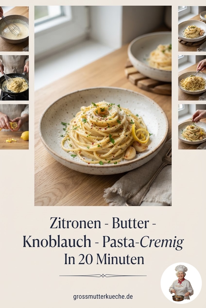 Zitronen - Butter - Knoblauch - Pasta - Cremig In 20 Minuten