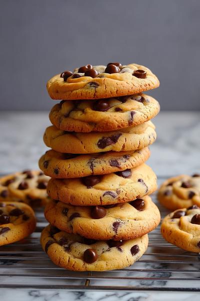 16. Peanut Butter & Chocolate in American Cookies Rezepte Einfach Backen mit Swirls und Kontraststücken