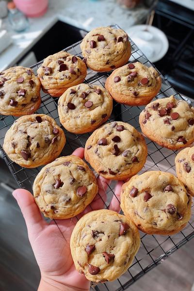 5. Kakao-Riss-Cookies in Einfach Backen Rezepte Cookies mit Puderzucker-Schnee und tiefen Rissen